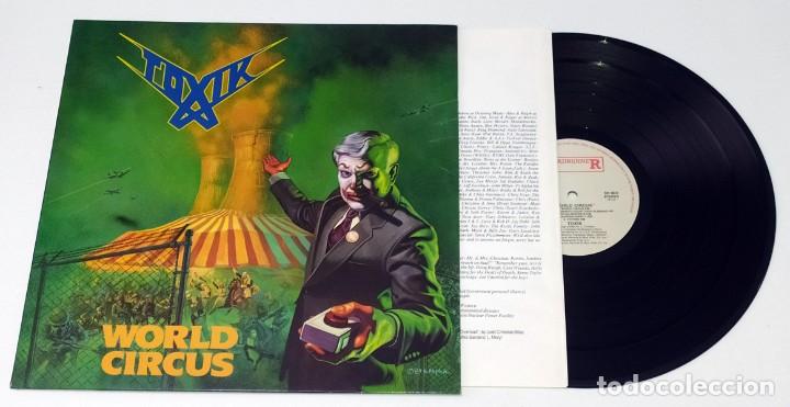Discos de vinilo: LP TOXIK - WORLD CIRCUS - Foto 3
