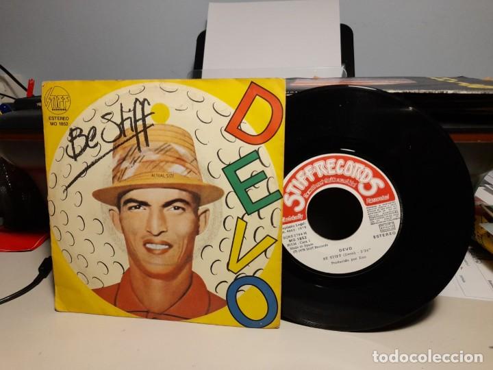 Discos de vinilo: SG DEVO : BE STIFF - Foto 2