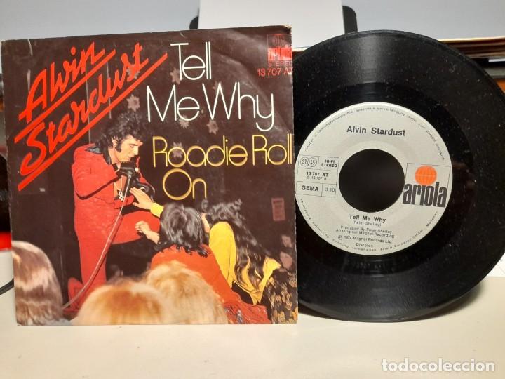Discos de vinilo: SG ALVIN STARDUST : TELL ME WHY - Foto 1