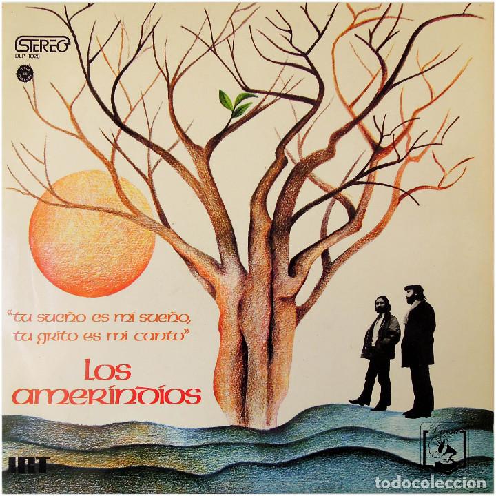 Dischi in vinile: Amerindios &ndash; Tu Sue&ntilde;o Es Mi Sue&ntilde;o, Tu Grito Es Mi Canto - Lp Spain 1973 - Diresa DLP 1028 - Pokora