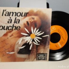 Discos de vinilo: SG BANDA SONORA DE LA PELICULA : L´AMOUR A LA BOUCHE, MUSICA DE YANN TREGGER