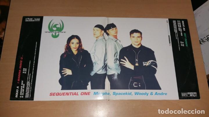 Discos de vinilo: MAXI 2 Vinilos SEQUENTIAL ONE I WANNA MAKE U a&ntilde;o 1997 - Foto 2