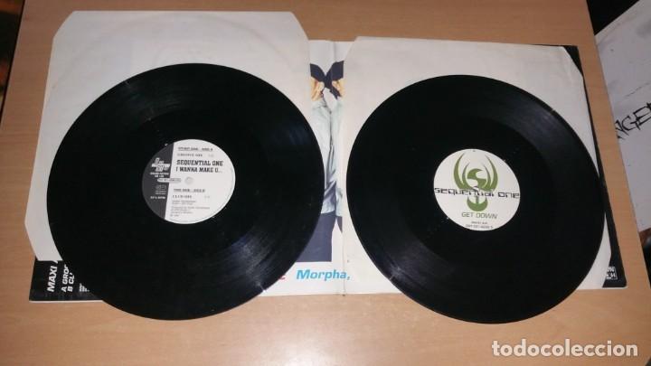 Discos de vinilo: MAXI 2 Vinilos SEQUENTIAL ONE I WANNA MAKE U a&ntilde;o 1997 - Foto 3