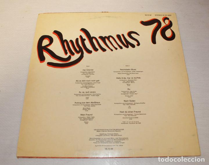 Discos de vinilo: Rhythmus 78.VG,LP.DDR - Foto 2