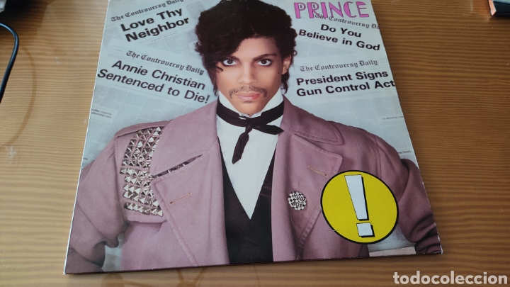 Discos de vinilo: Disco vinilo LP PRINCE &rdquo;CONTROVERSY&rdquo; - Foto 1