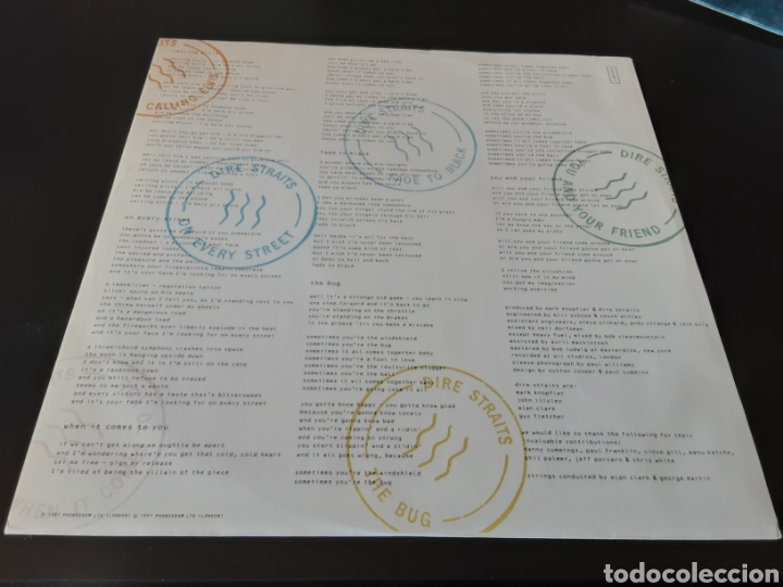 Discos de vinilo: Dire Straits: on every street - Foto 5