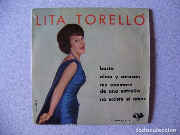 Discos de vinilo: LITA TORELLO.BASTA + 3...EX - Foto 1