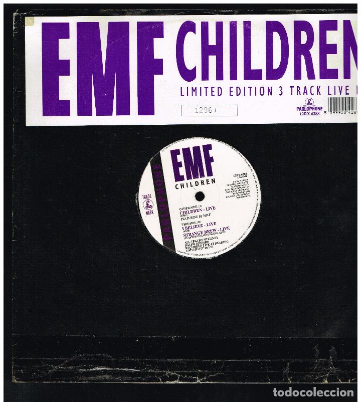 Discos de vinilo: EMF - CHILDREN - MAXI SINGLE 1991 - ED. UK - Foto 1
