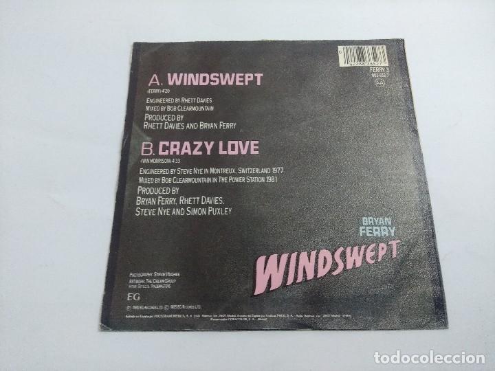 Discos de vinilo: BRYAN FERRY/WINDSWEPT/SINGLE. - Foto 3
