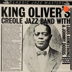Discos de vinilo: KING OLIVER'S CREOLE JAZZ BAND WITH LOUIS ARMSTRONG & JOHNNY DODDS ‎– 1923. Lote 261227515