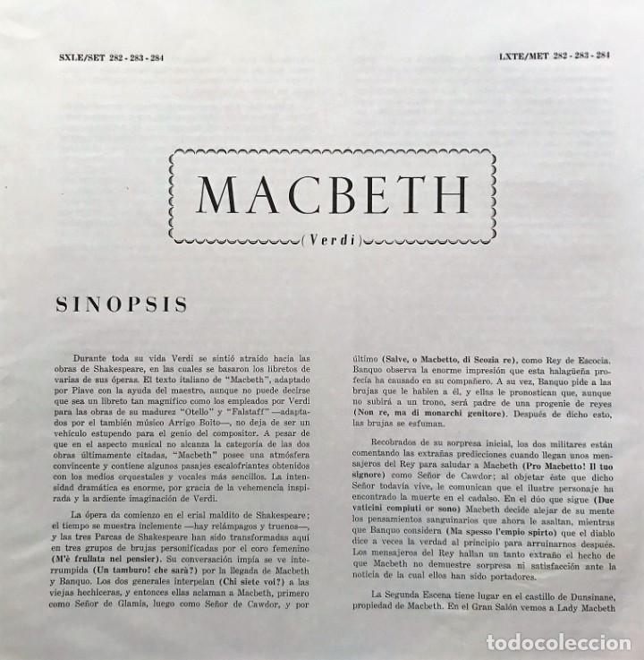 Discos de vinilo: Giuseppe Verdi - Macbeth - Foto 2