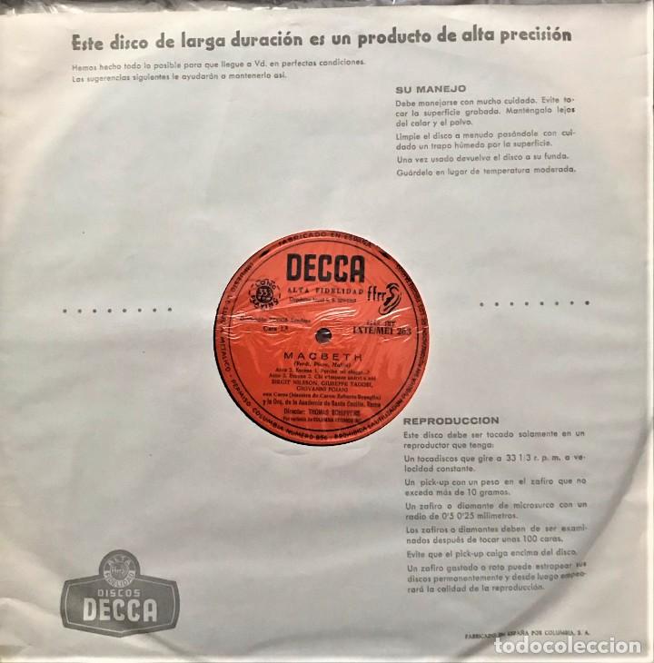 Discos de vinilo: Giuseppe Verdi - Macbeth - Foto 11