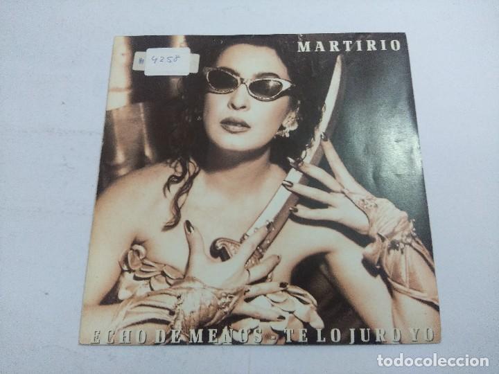 Discos de vinilo: MARTIRIO/ECHO DE MENOS/SINGLE PROMOCIONAL. - Foto 1