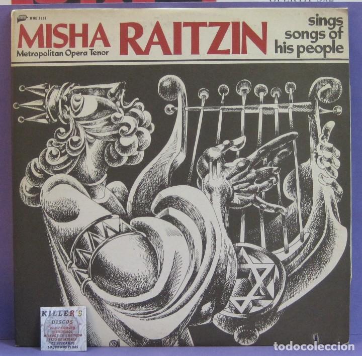 Discos de vinilo: Misha Raitzin / Metropolitan Opera Tenor - Sings songs of his people - LP