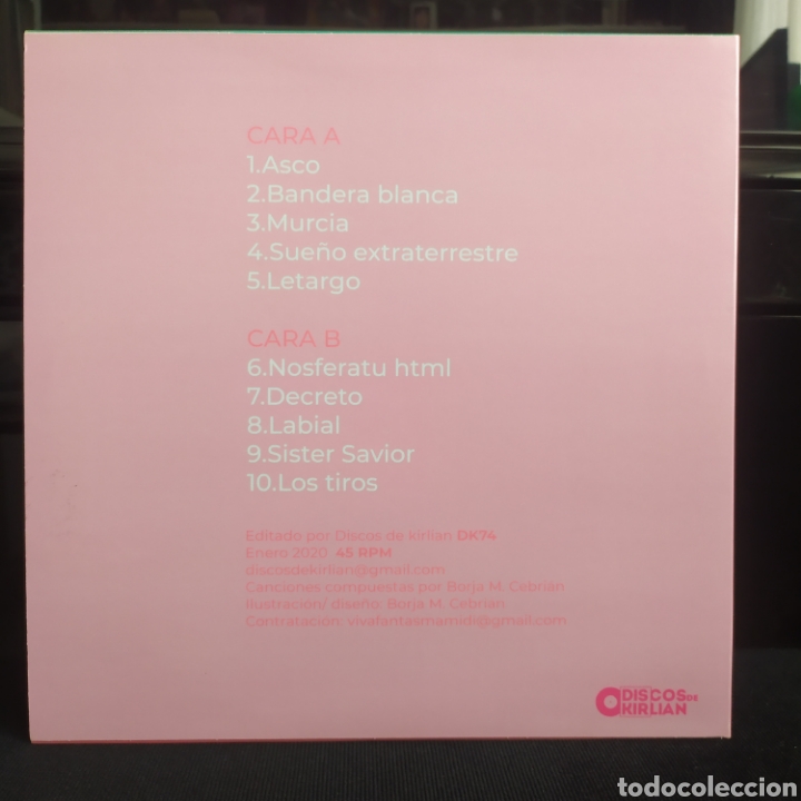 Discos de vinilo: Fantasmamidi - Letargo - Foto 2