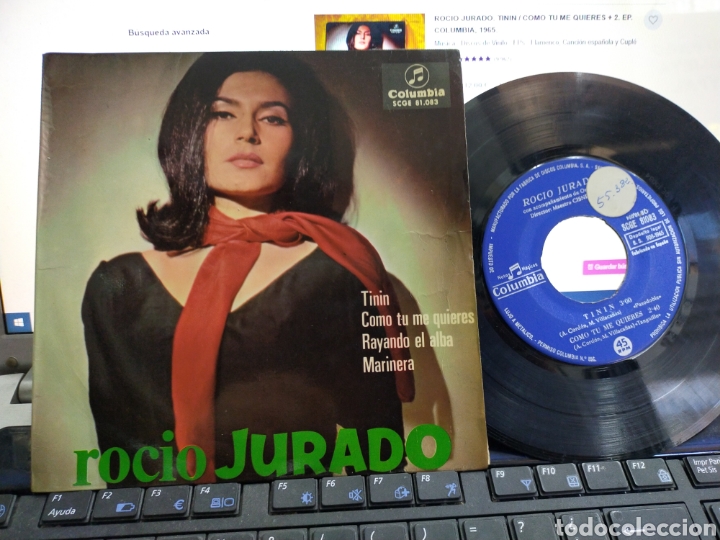 Discos de vinilo: Roc&iacute;o jurado EP tinin + 3 1965 - Foto 1