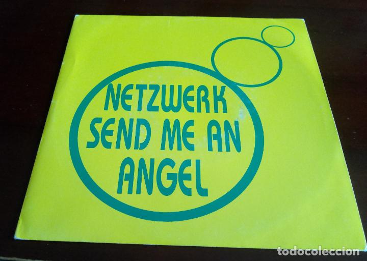 Discos de vinilo: NETZWERK - SEND ME AN ANGEL - SINGLE - Foto 1