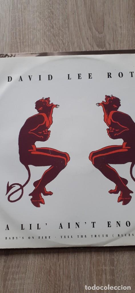 Discos de vinilo: DAVID LEE ROTH A lil, ain,t enough 3 temas maxi - Foto 1