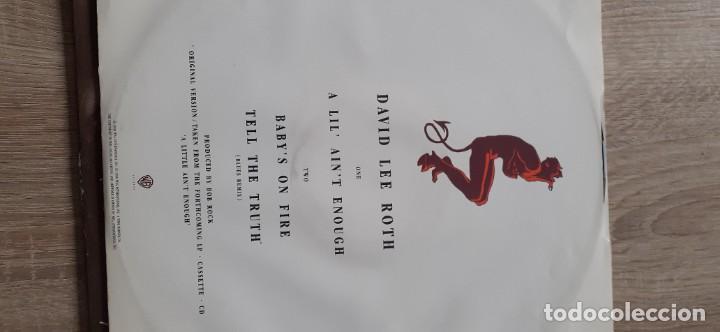 Discos de vinilo: DAVID LEE ROTH A lil, ain,t enough 3 temas maxi - Foto 2