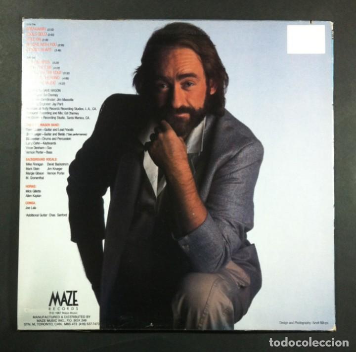 Discos de vinilo: DAVE MASON - Some Assembly Required - LP CANADIENSE 1987 - MAZE - Foto 2