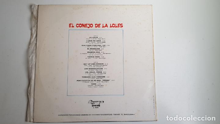 Discos de vinilo: El conejo de la Loles (VINILO) - Foto 2