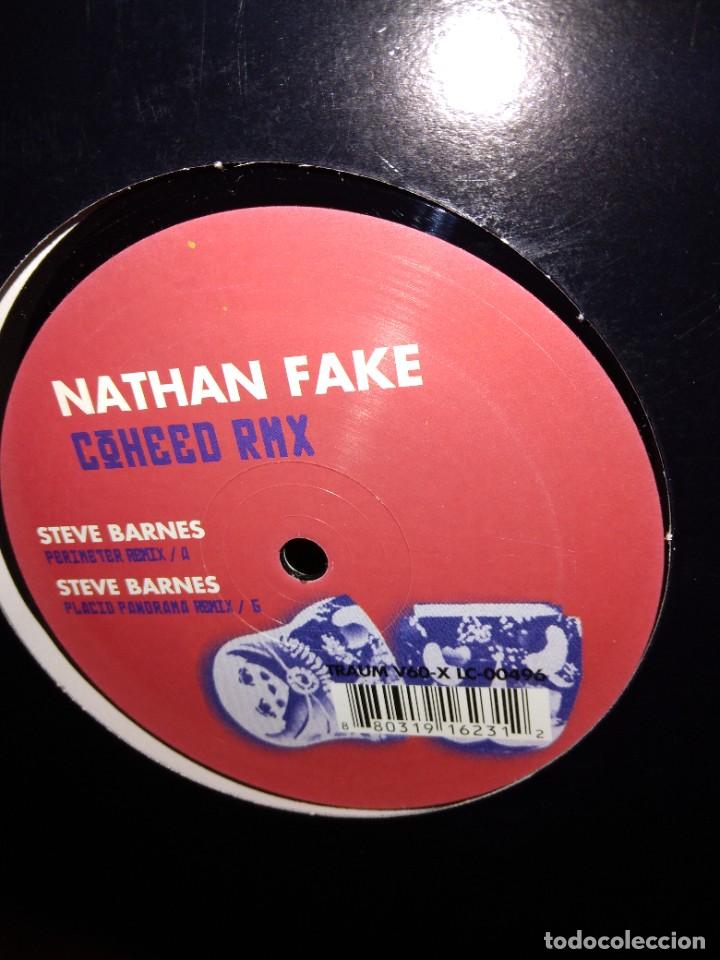 Discos de vinilo: MAXI SINGLE 12&rdquo; - NATHAN FAKE - COHEED RMX (2005 deep electro house) - Foto 2