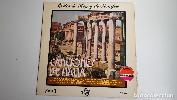 Discos de vinilo: Exitos de Hoy y de Siempre - Canciones de Italia (VINILO) - Foto 1