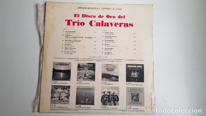 Discos de vinilo: El disco de oro del Trio Calaveras (VINILO) - Foto 2