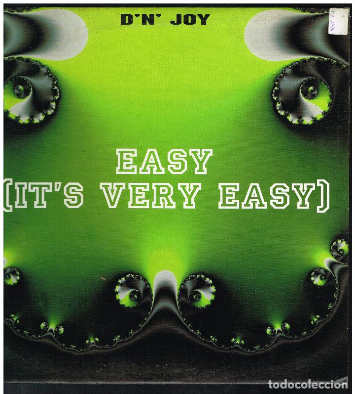 Discos de vinilo: DN JOY - EASY (ITS VERY EASY) - MAXI SINGLE 1994 - ED. ESPA&Ntilde;A - Foto 1