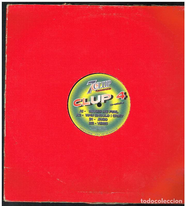 Discos de vinilo: CLUP 4 - MAKES ME FEEL - MAXI SINGLE 1998 - ED. HOLANDA - Foto 1