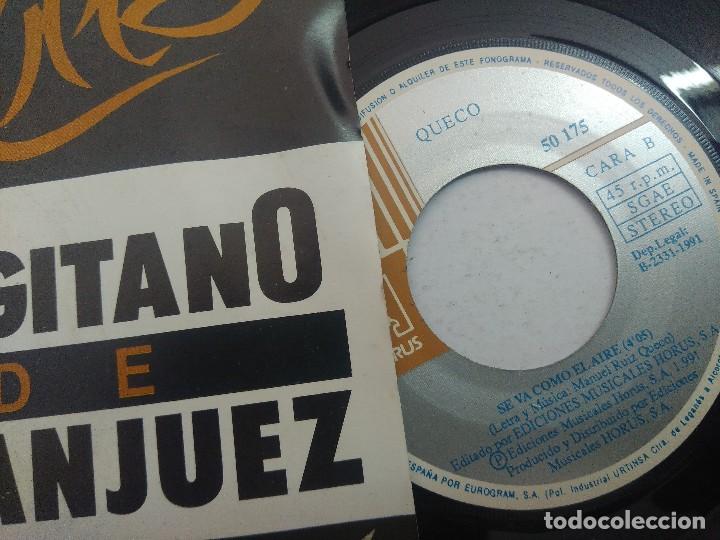 Discos de vinilo: QUECO/EL GITANO DE ARANJUEZ/SINGLE - Foto 2