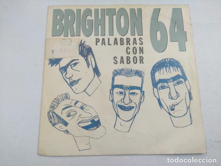 Discos de vinilo: BRIGHTON 64/PALABRAS CON SABOR/SINGLE PROMOCIONAL. - Foto 1