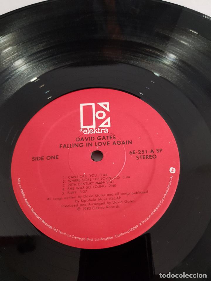 Discos de vinilo: DAVID GATES / FALLING IN LOVE AGAIN - Foto 2