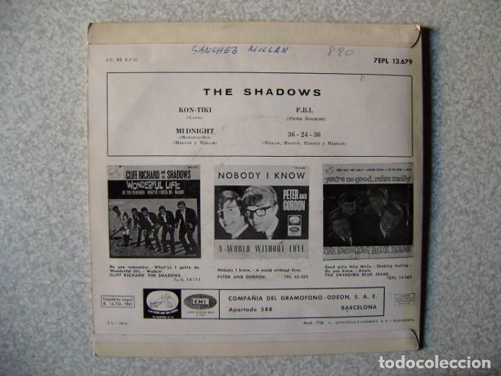 Discos de vinilo: THE SHADOWS..KON-TIKI + 3 - Foto 2