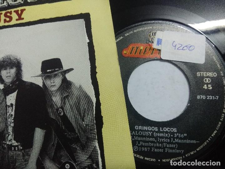Discos de vinilo: GRINGOS LOCOS/JEALOUSY/SINGLE. - Foto 2