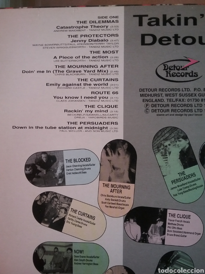 Discos de vinilo: TAKIN A DETOUR Singles England Mods,Psychedelia...Editado 1996 - Foto 3