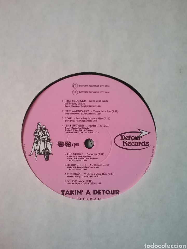 Discos de vinilo: TAKIN A DETOUR Singles England Mods,Psychedelia...Editado 1996 - Foto 5