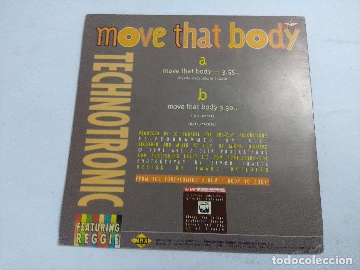 Discos de vinilo: TECHNOTRONIC/FEATURING REGGIE/SINGLE PROMOCIONAL. - Foto 3