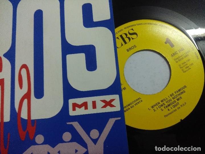 Discos de vinilo: BROSMANIA MIX/SINGLE PROMOCIONAL. - Foto 2
