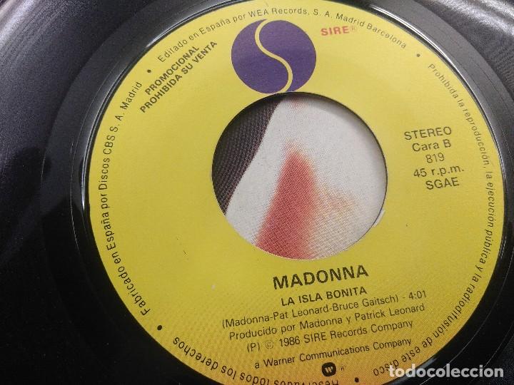Discos de vinilo: MADONNA/LA ISLA BONITA/SINGLE. - Foto 3