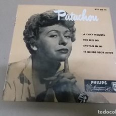 Discos de vinilo: PATACHOU (EP) LA CHICA INQUIETA AÑO 1956