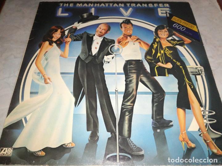Discos de vinilo: THE MANHATTAN TRANSFER-LIVE-EDICION ESPA&Ntilde;OLA