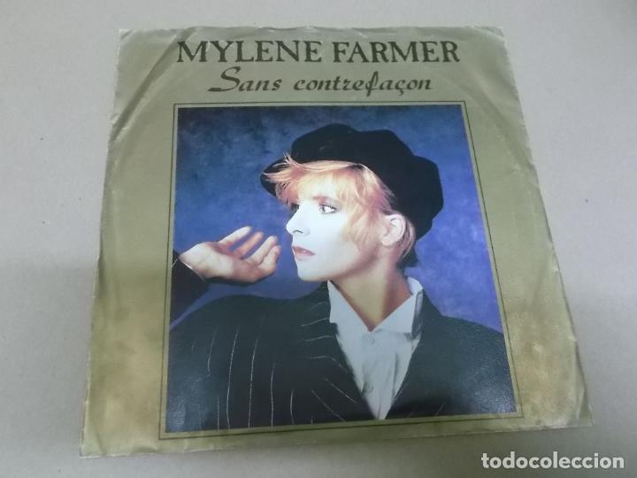 Discos de vinilo: MYLENE FARMER (SINGLE) SANS CONTREFA&Ccedil;ON A&Ntilde;O 1987 - Foto 1