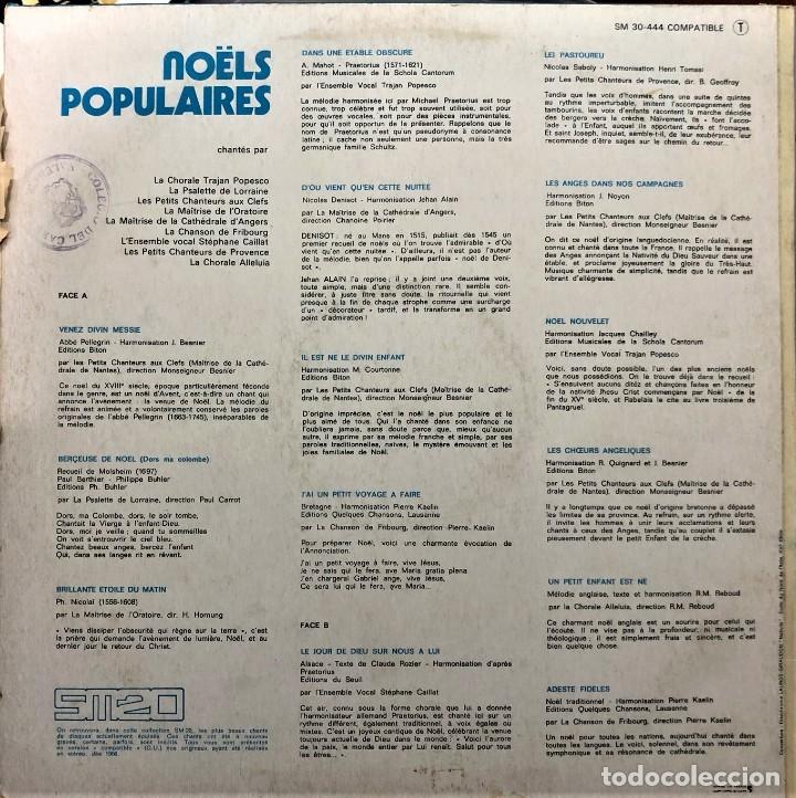 Discos de vinilo: Various - No&euml;ls Populaires - Foto 2