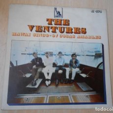 Discos de vinilo: VENTURES, THE, SG, HAWAI CINCO-O + 1, AÑO 1969. Lote 261943415