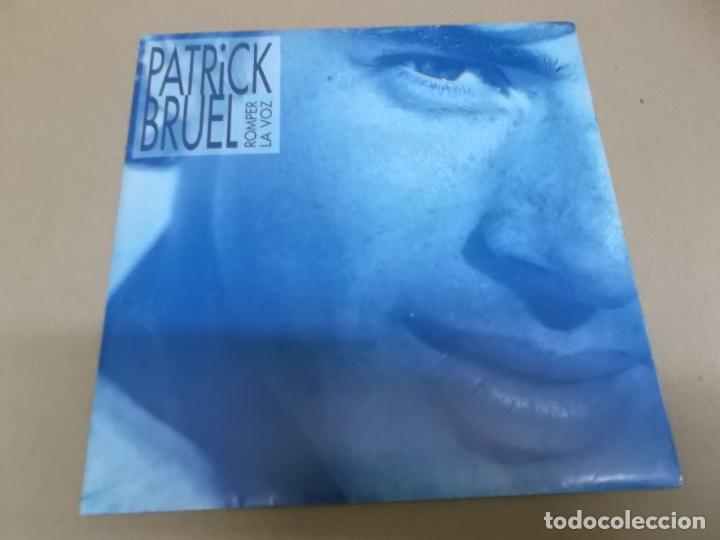 Discos de vinilo: PATRICK BRUEL (SINGLE) ROMPER LA VOZ A&Ntilde;O 1992 &ndash; PORTADA ABIERTA - Foto 1