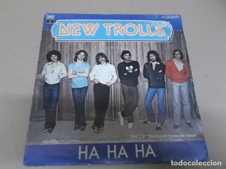 Dischi in vinile: NEW TROLLS (SINGLE) HA HA HA A&Ntilde;O 1979