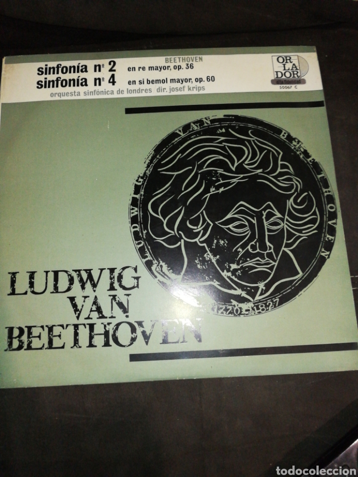 Discos de vinilo: VINILO BEETHOVEN, SINF&Oacute;NICA N&deg;2 Y 4, 1965 - Foto 1