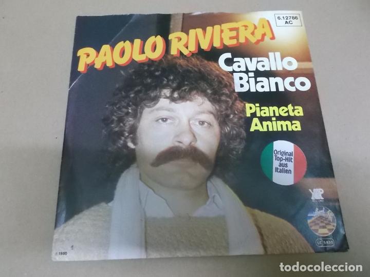 Dischi in vinile: PAOLO RIVIERA (SINGLE) CAVALLO BIANCO A&Ntilde;O 1980 &ndash; EDICION ALEMANIA