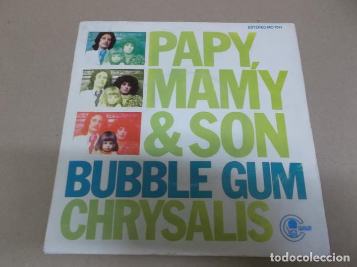 Dischi in vinile: PAPY, MAMY & SON (SINGLE) BUBBLE GUM A&Ntilde;O 1975 - PROMOCIONAL